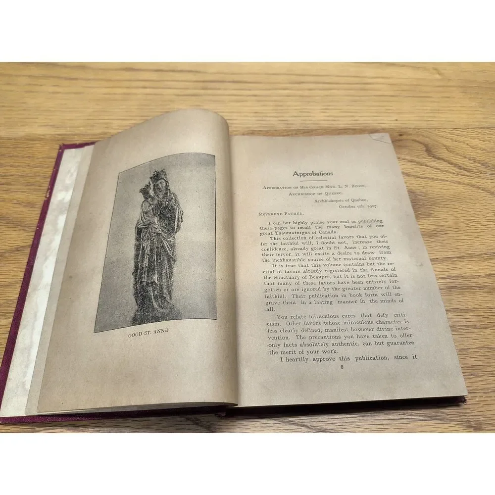 1908 Book THE MIRACLES OF BEAUPRE‎ Collection Remarkable Cures by A Redemptorist